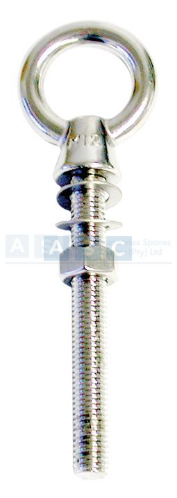 EYE BOLT LONG W/2 WASHERS & NUT 316SS