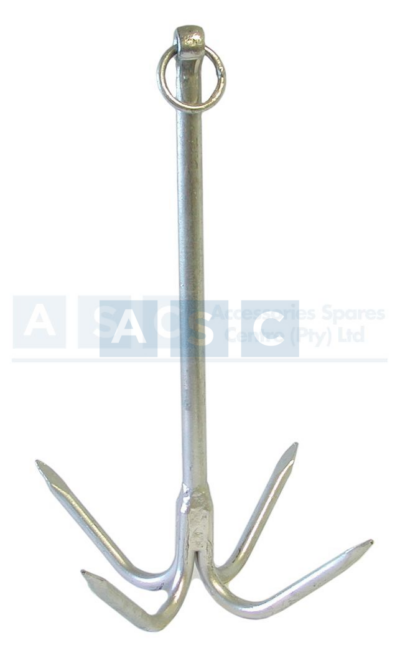 FLUKE ANCHOR W/RING 4KG H/DUTY GALV.