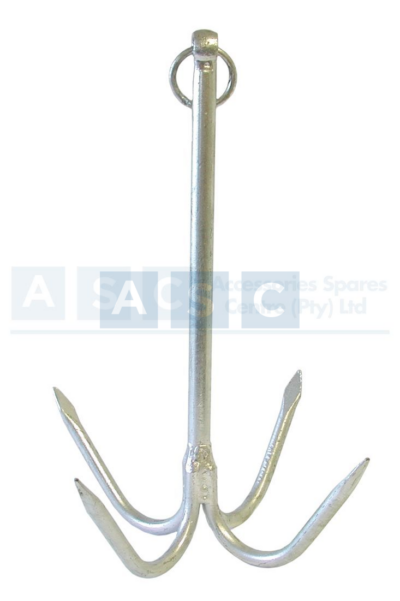 FLUKE ANCHOR W/RING 6KG H/DUTY GALV.