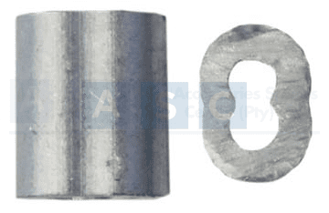 WIRE SLEEVE ALUM.STD 2MM 50PPB
