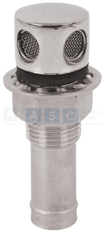 THRU-HULL VENT S/STEEL STRAIGHT TYPE D=16MM