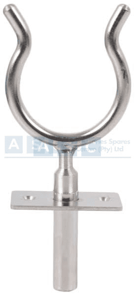 OARLOCK WITH MTG BRACKET INCLUDED SS316  DISCONTINUING