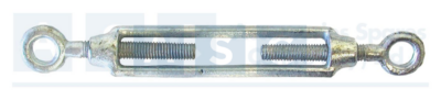 TURNBUCKLE EYE-EYE 8MM ELECTRO-GALVANIZE