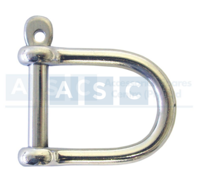 WIDTH D SHACKLE 5MM 316SS