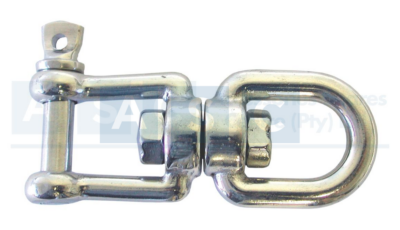 SWIVEL EYE-JAW 6MM 316SS