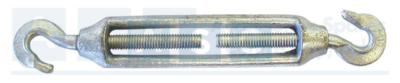 TURNBUCKLE HOOK-HOOK 10MM ELECTRO-GALV.