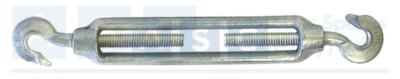 TURNBUCKLE HOOK-HOOK 12MM ELECTRO-GALV.