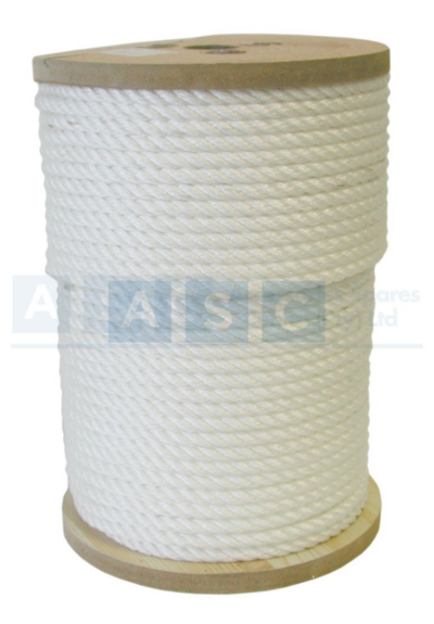 PP ANCHOR ROPE 8MMX100M WHITE