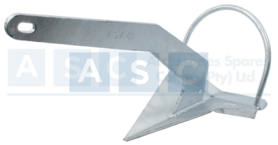 SEA  ANCHOR 15KG H/DUTY GALVINIZED SAME AS THE RACO ANCHOR