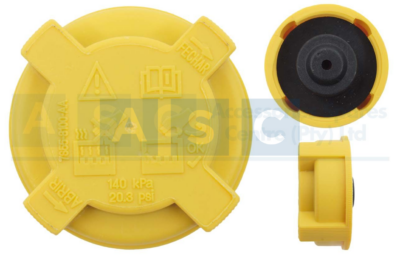 RADIATOR BOTTLE CAP FORD FIESTA/ROCAM YELLOW CAP RB-010/11 BOTTLES