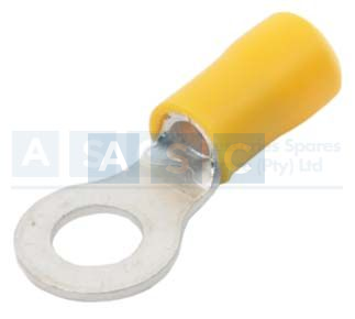RING TERMINAL YELLOW 6.4MM