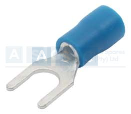 FORK TERMINAL BLUE 5.3MM