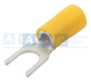 FORK TERMINAL YELLOW 6.4MM BUL DISCONTINUED NOT VIABLE