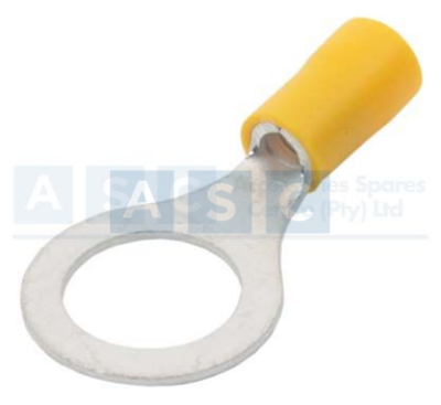 YELLOW RING TERMINAL 12MM