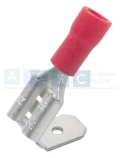 RED PIGGY BACK TERM.6.3MM BULK