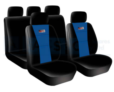 SEAT COVER 9PC GT BLUE
