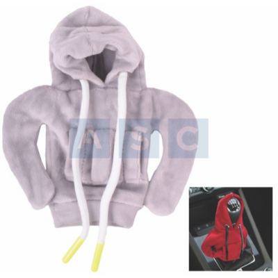 CAR GEAR SHIFT HOODIE COVER GREY