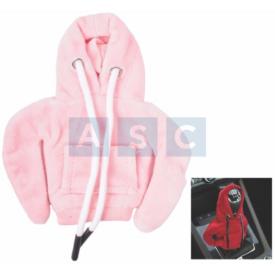 CAR GEAR SHIFT HOODIE COVER PINK