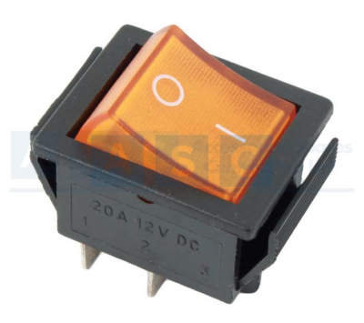 ROCKER SWITCH AMBER
