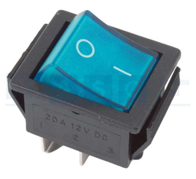 ROCKER SWITCH BLUE