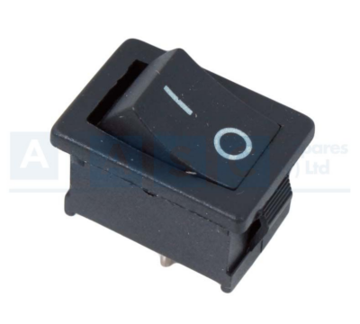 ROCKER SWITCH BLACK ON-OFF 2P