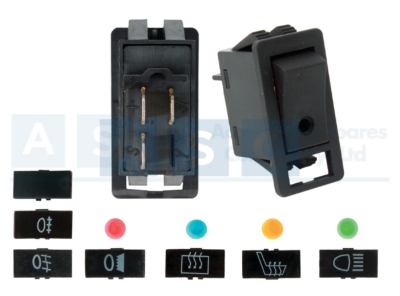 UNIV.OEM DASH SWITCH 3P LED 20A 12V