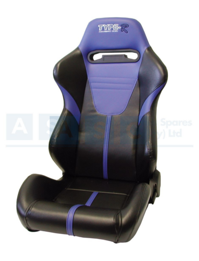 RECLINEABLE R/SEAT PVC BLUE/BLK
