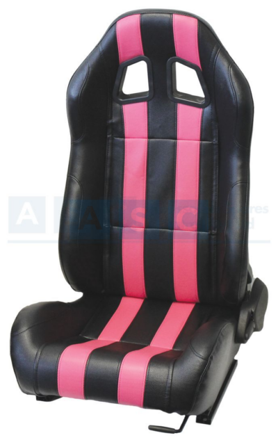 RECL.R/SEATS PVC CARBON PINK SET