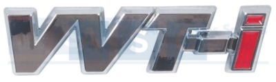LOGO VVT-I  CHROME W/RED i