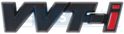 LOGO VVT-I  BLACK W/RED i