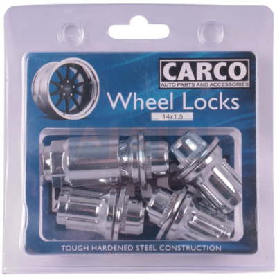 LOCK NUT SET 1.5 X 14MM COUNTSUNK TYPE TOYOTA  spanner size= 19/21mm