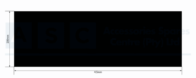 RACING STRIPS BLACK 20CMX4.5M