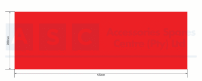 RACING STRIPS RED 20CMX4.5M