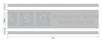 RACING STRIPS SILVER 20CMX4.5M