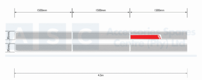 RACING STRIPS SILVER 20CMX4.5M