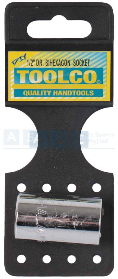 SOCKET 16MM.1/2DR.12PT CRV MIRROR POLISH FINISH