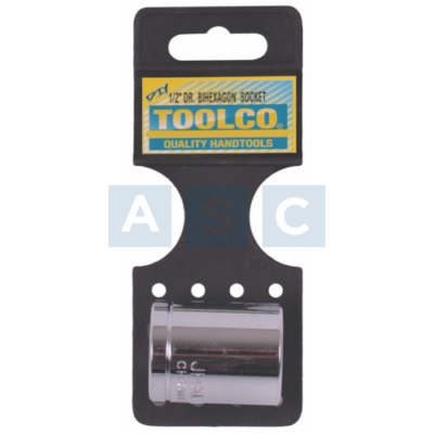 SOCKET 22MM.1/2DR.12PT CRV MIRROR POLISH FINISH