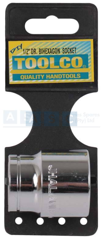 SOCKET 27MM.1/2DR.12PT CRV MIRROR POLISH FINISH