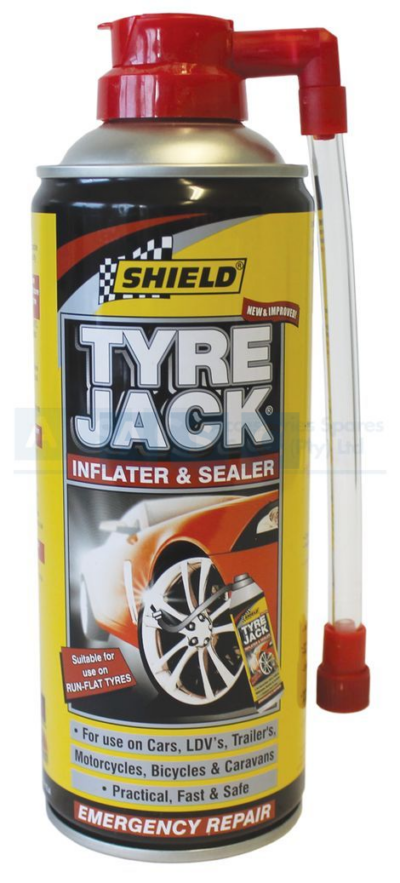 SHIELD TYRE JACK 340ML