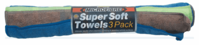 SHIELD MICROFIBRE TOWEL 3 PACK
