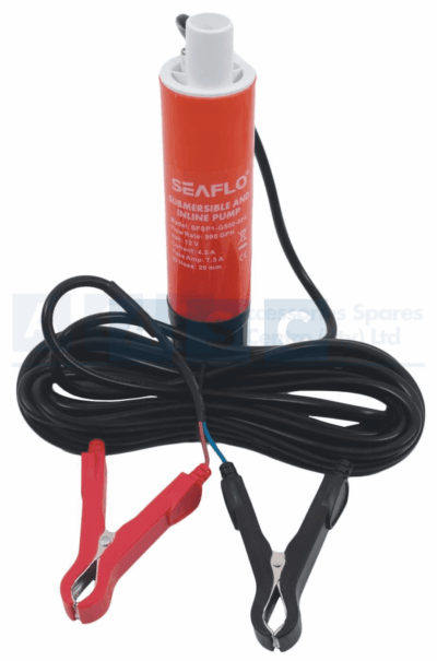 SUBMERSIBLE AND INLINE PUMP 12V SEAFLO 18LPM ID.13MM PRESSURE SW. PUMP