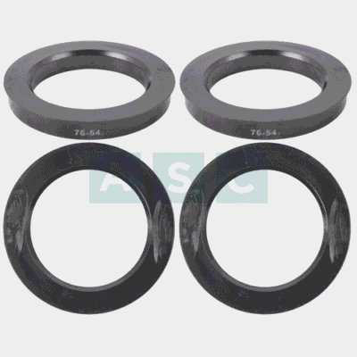 SPIGOT RING 4PC SET  54/76MM