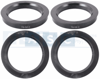SPIGOT RING 4PC SET  56.6/76MM