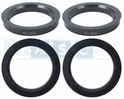 SPIGOT RING 4PC SET OPEL 56.6/73.1MM