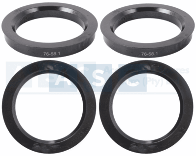 SPIGOT RING 4PC SET  57.1/76MM