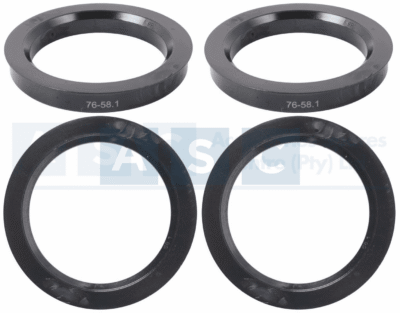 SPIGOT RING 4PC SET  58.1/76MM