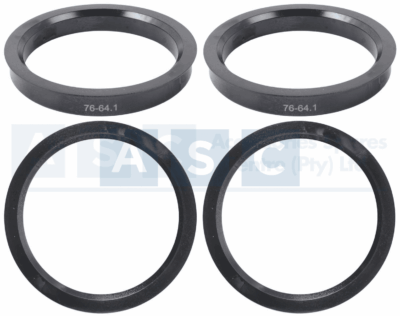 SPIGOT RING 4PC SET  64.1/76MM