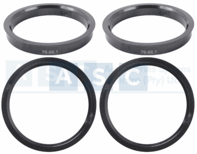 SPIGOT RING 4PC SET  66.1/76MM