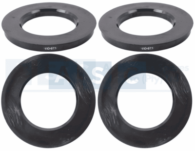 SPIGOT RING 4PC SET  67.1/110mm