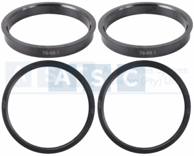 SPIGOT RING 4PC SET 69.1/76MM